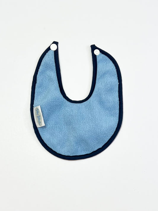 Blue fleece bib - One size