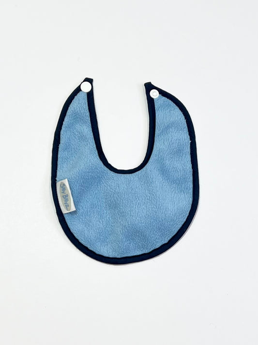 Blue fleece bib - One size