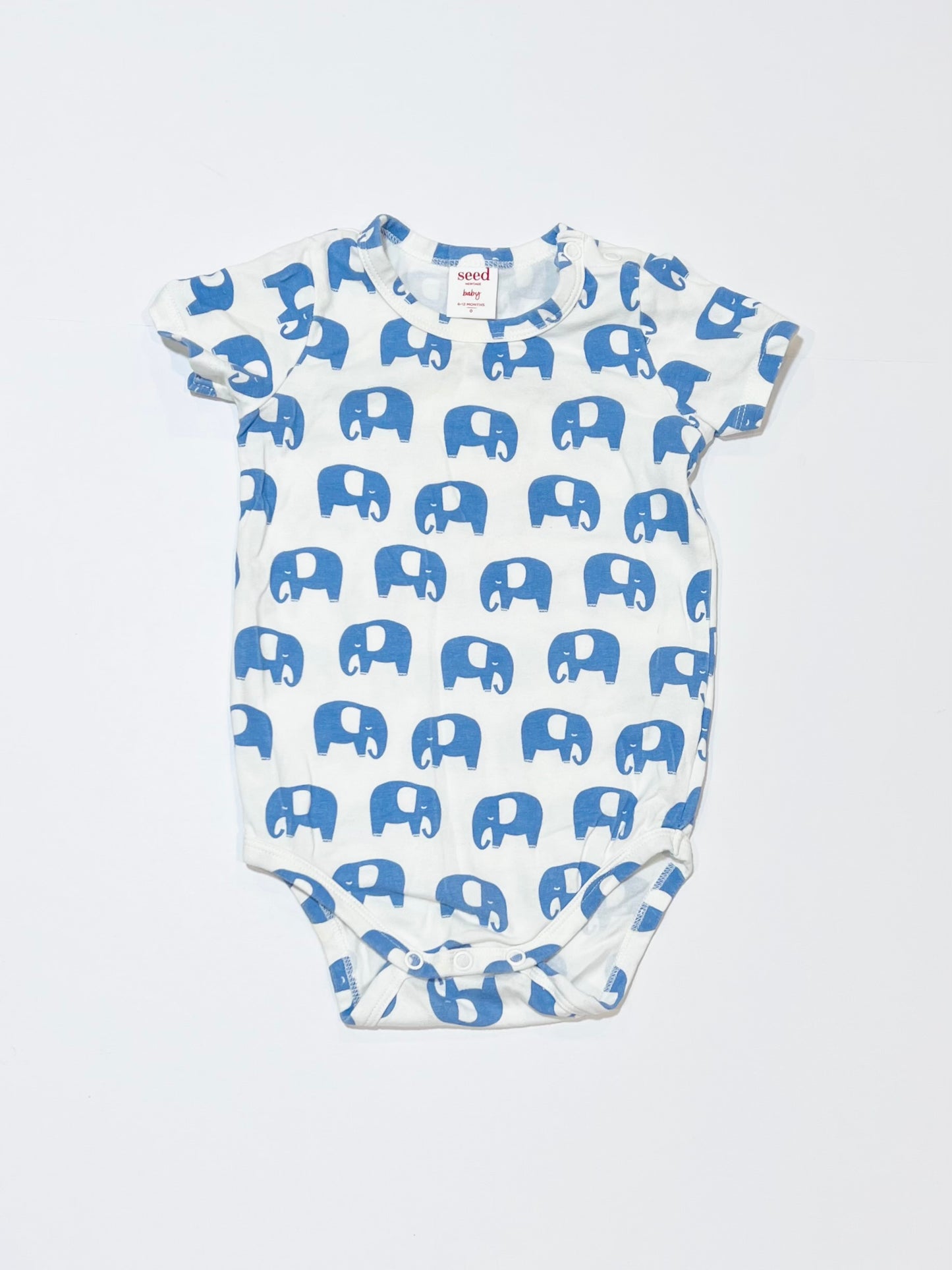 Blue elephant bodysuit - Size 0