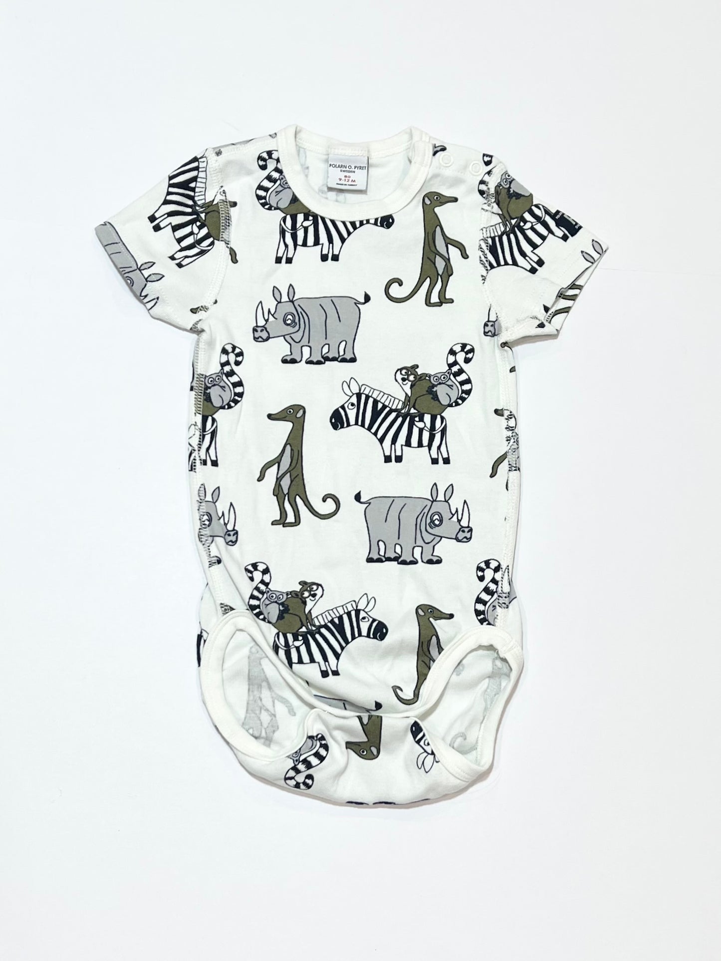 Animals bodysuit - Size 9-12 months