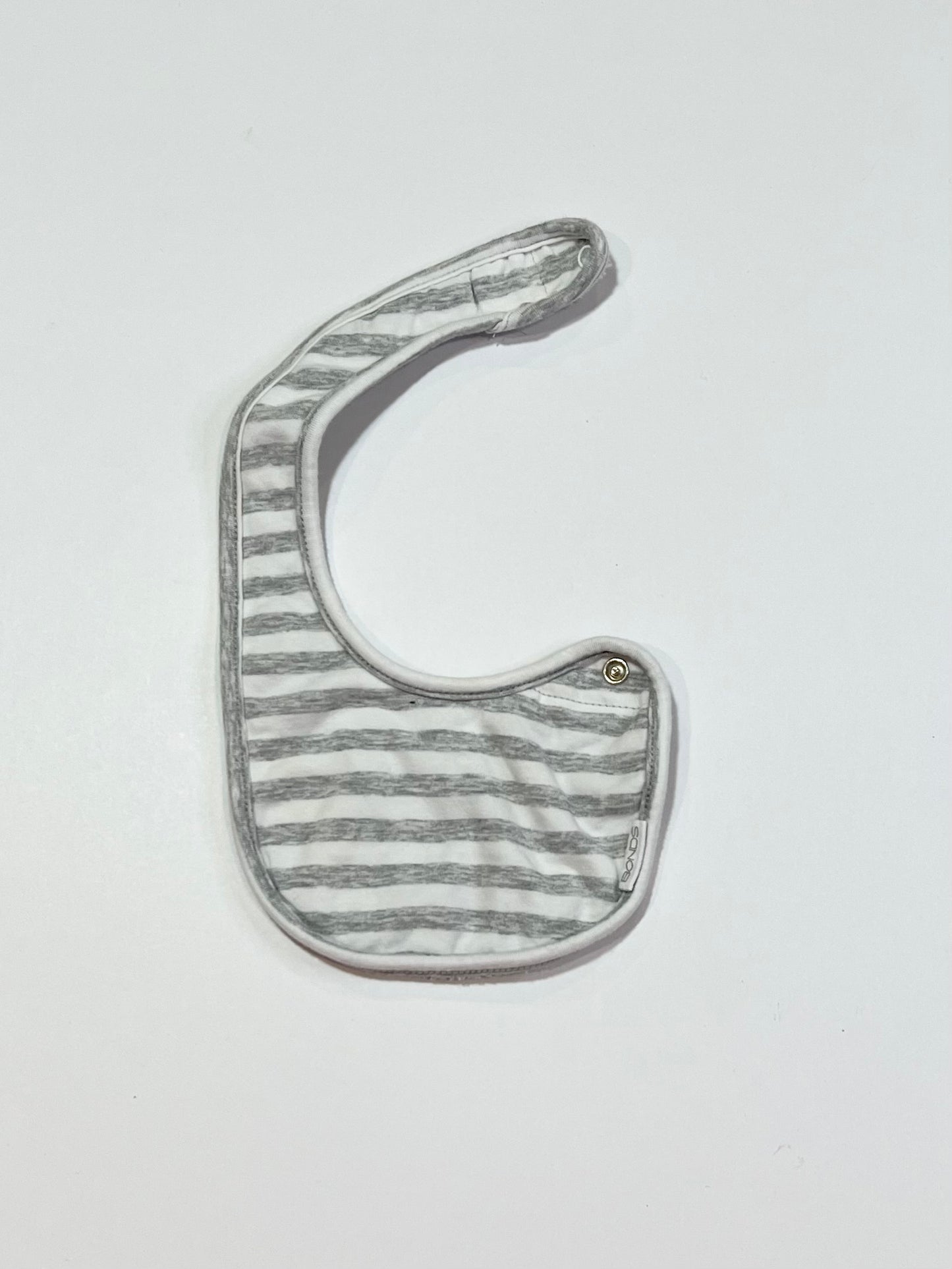 Striped dribble bib - One size