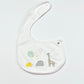 Giraffe and turtles bib - One size