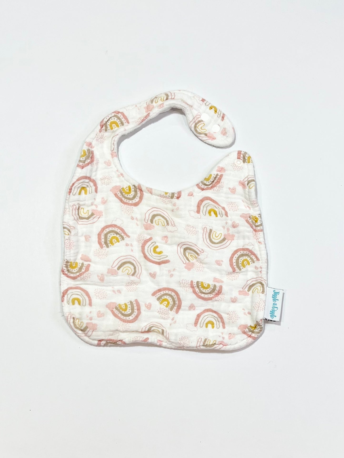 Muslin rainbows bib - One size