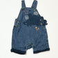 Soft blue overalls - Size 9-12 months