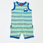 Striped car romper - Size 0