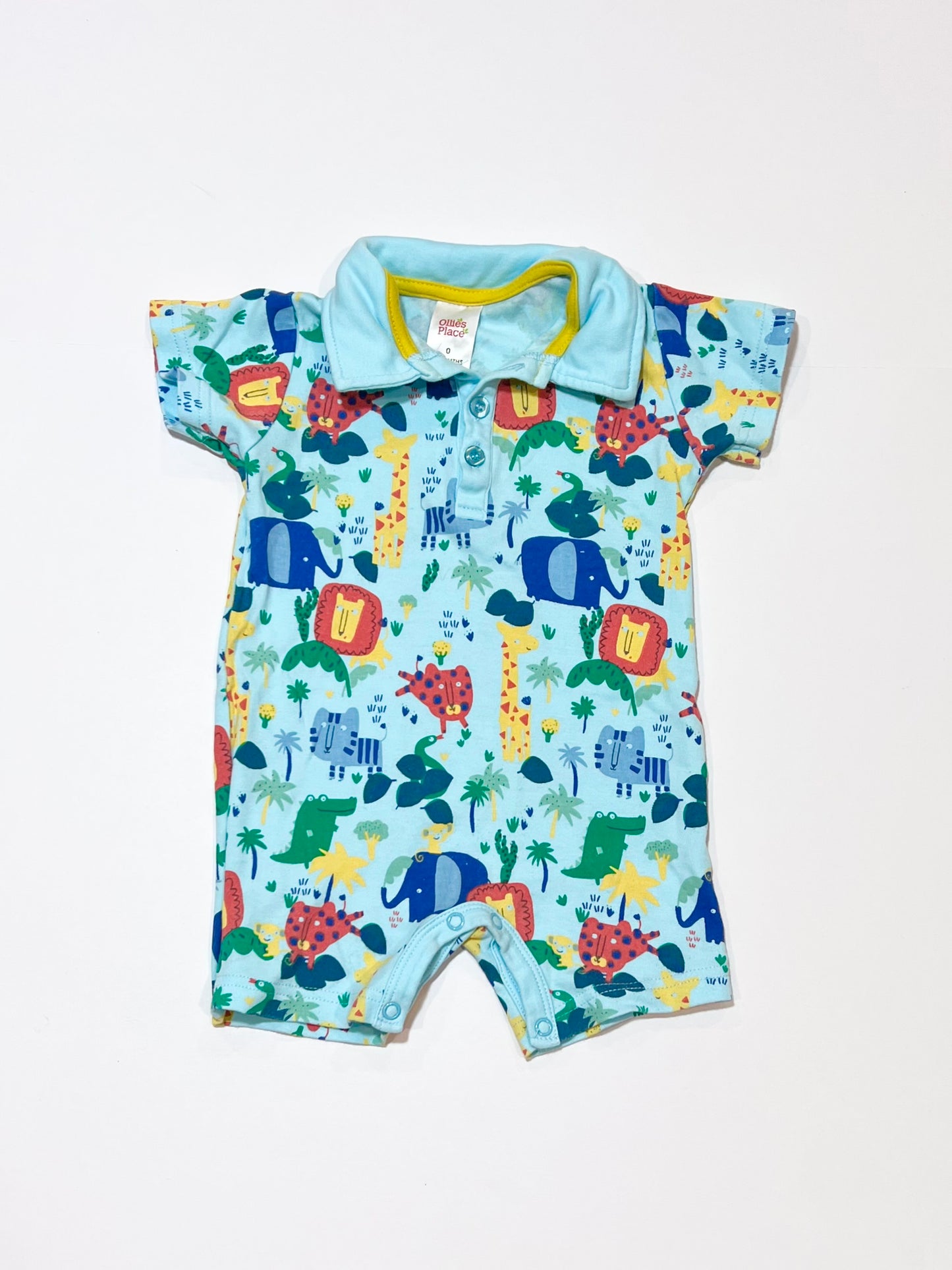 Jungle animals romper - Size 0