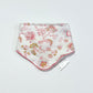 Floral bandana bib - One size