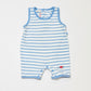 Striped elephant romper - Size 0