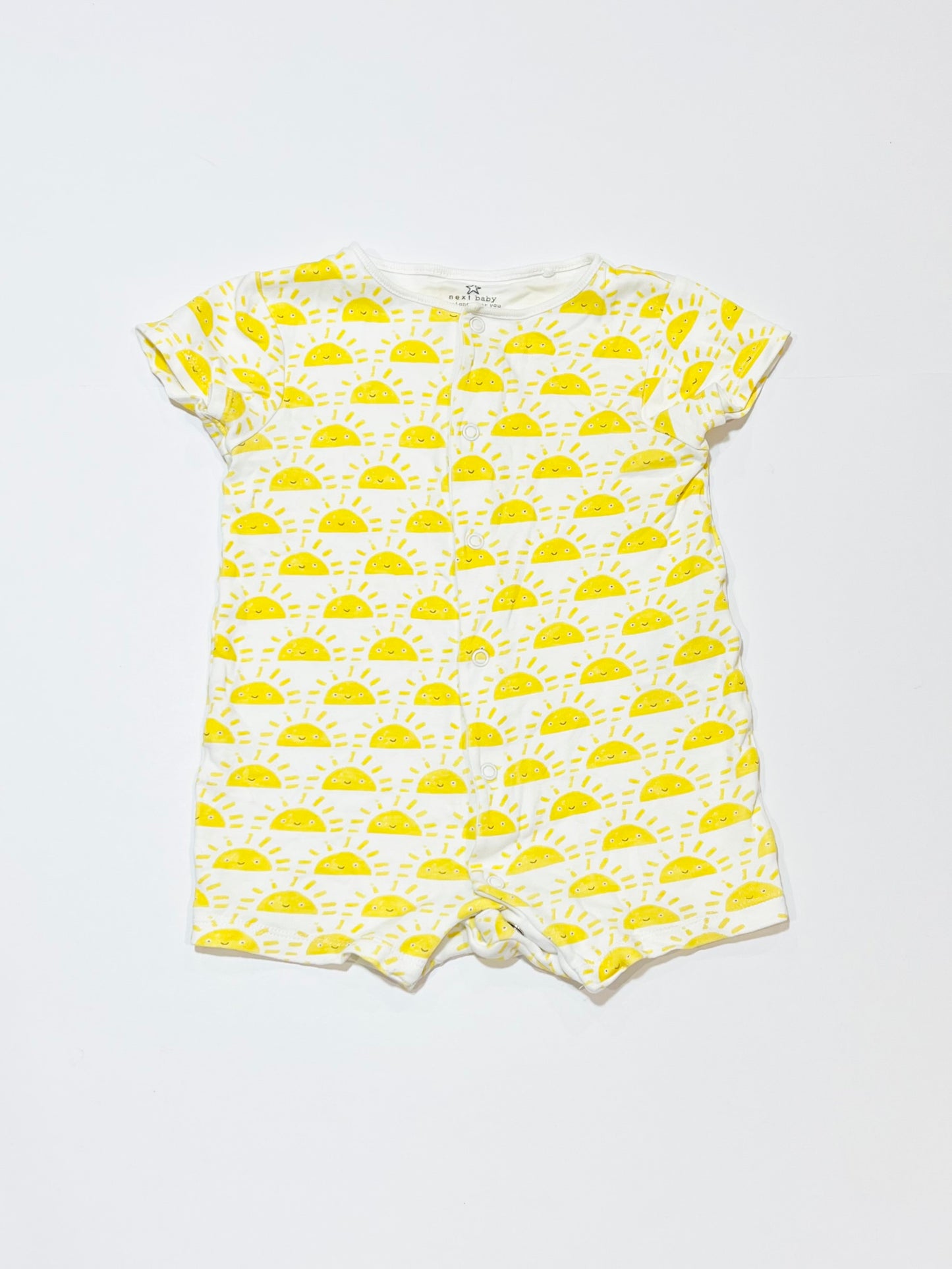 Yellow sun romper - Size 9-12 months