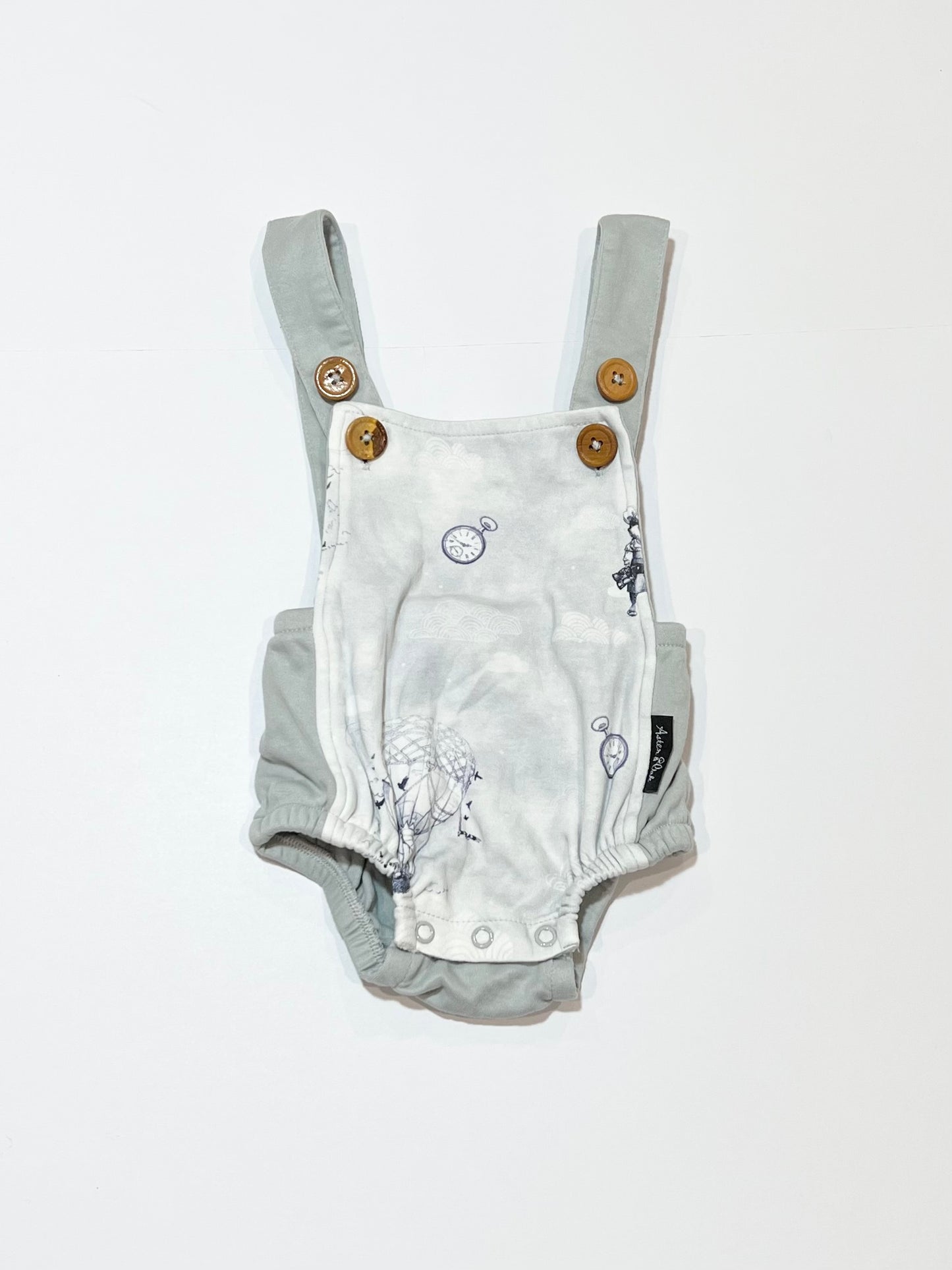 Grey romper - Size 0