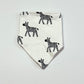 Zebras bandana bib - One size