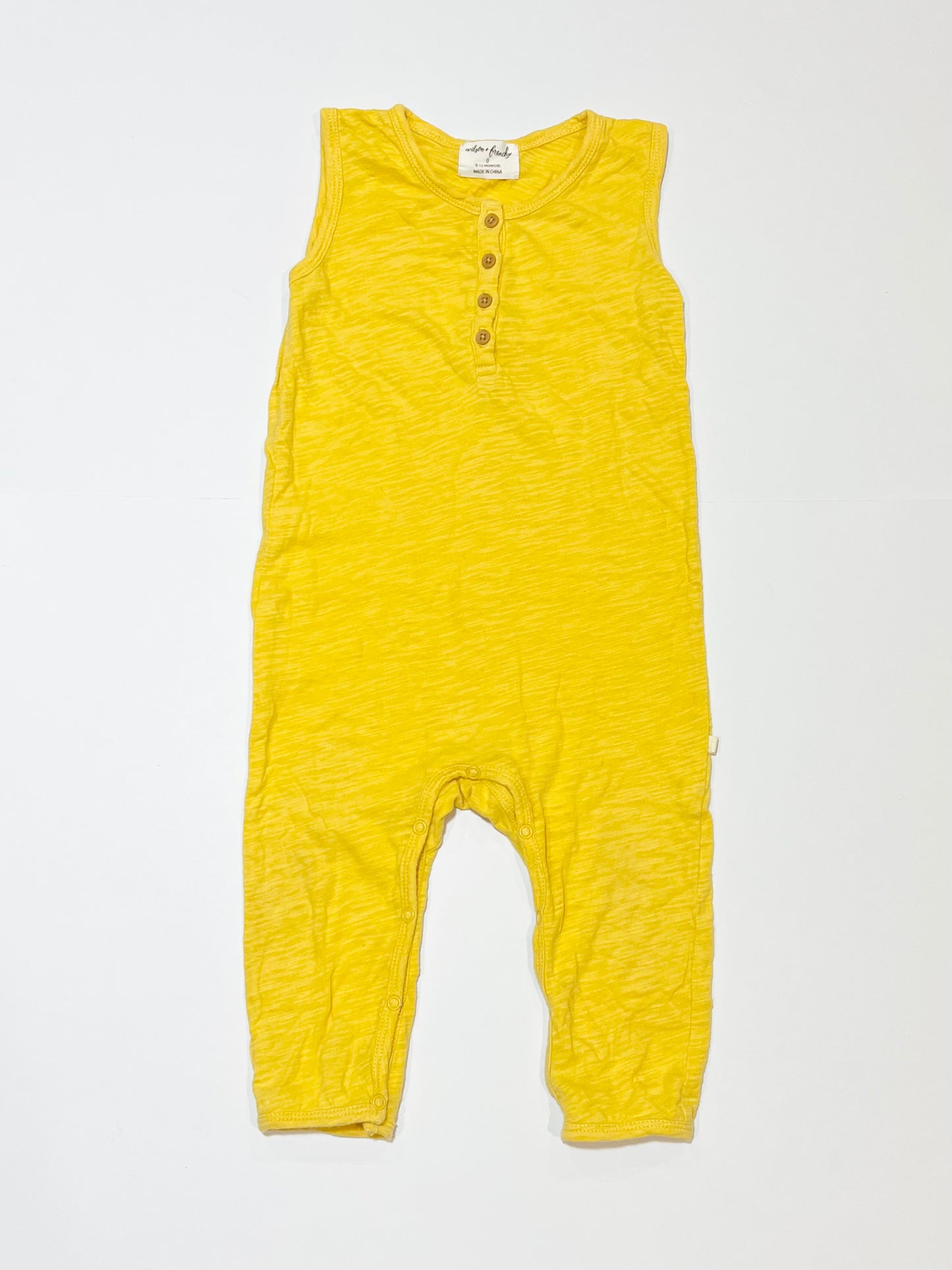 Yellow romper - Size 0