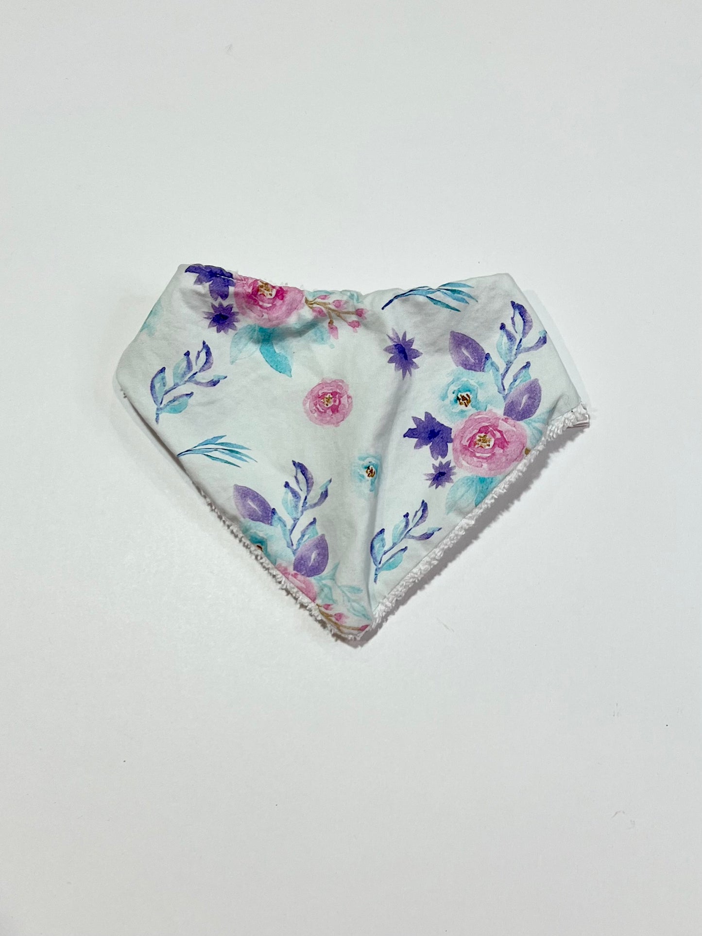 Floral bandana bib - One size