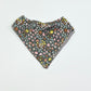 Floral bandana bib - One size