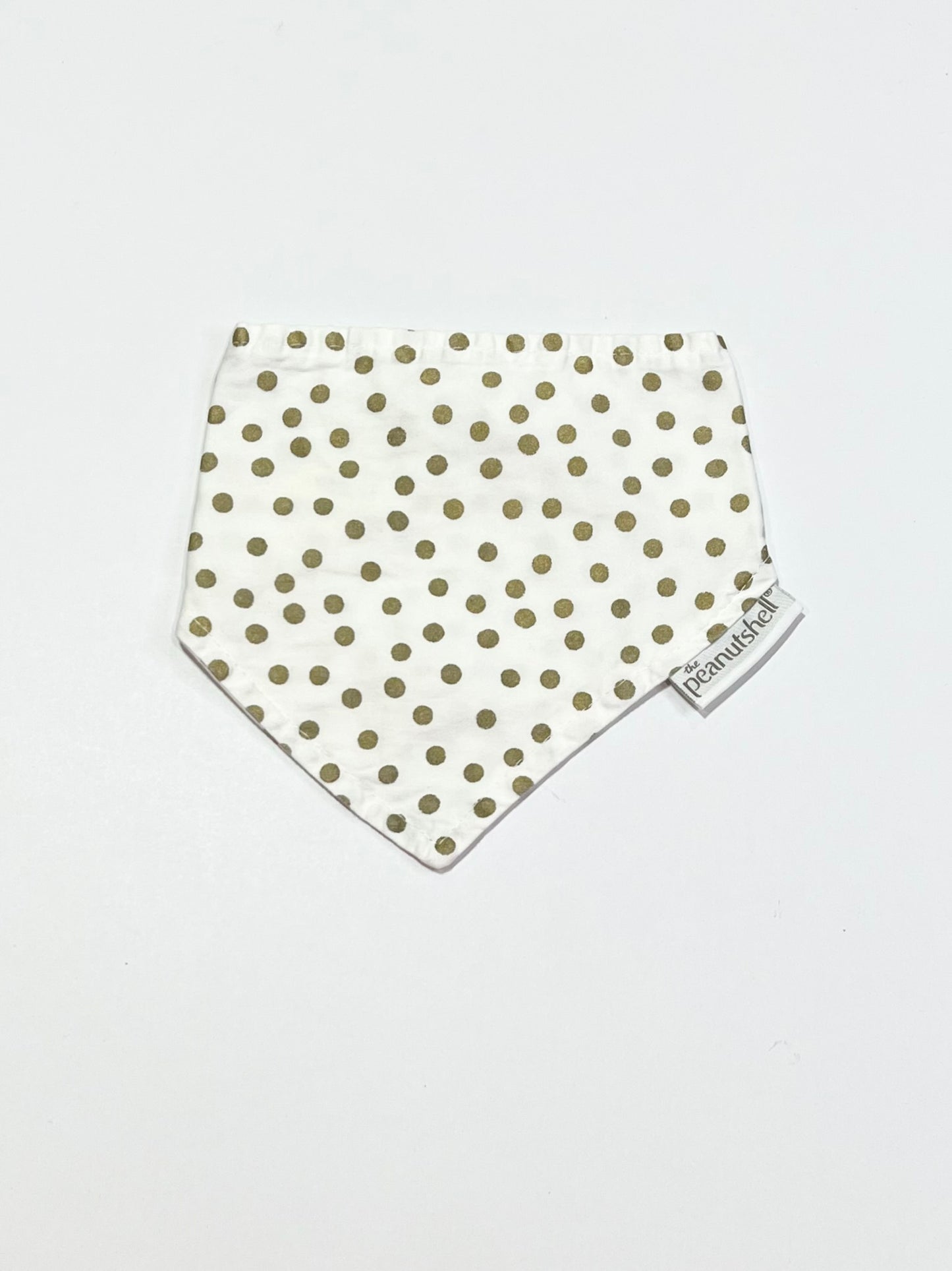 Gold spot bandana bib - One size