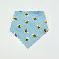 Bumble bee bandana bib - One size