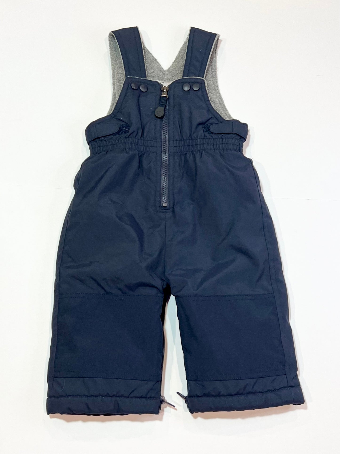 Navy water resistant overalls - Size 6-9 months
