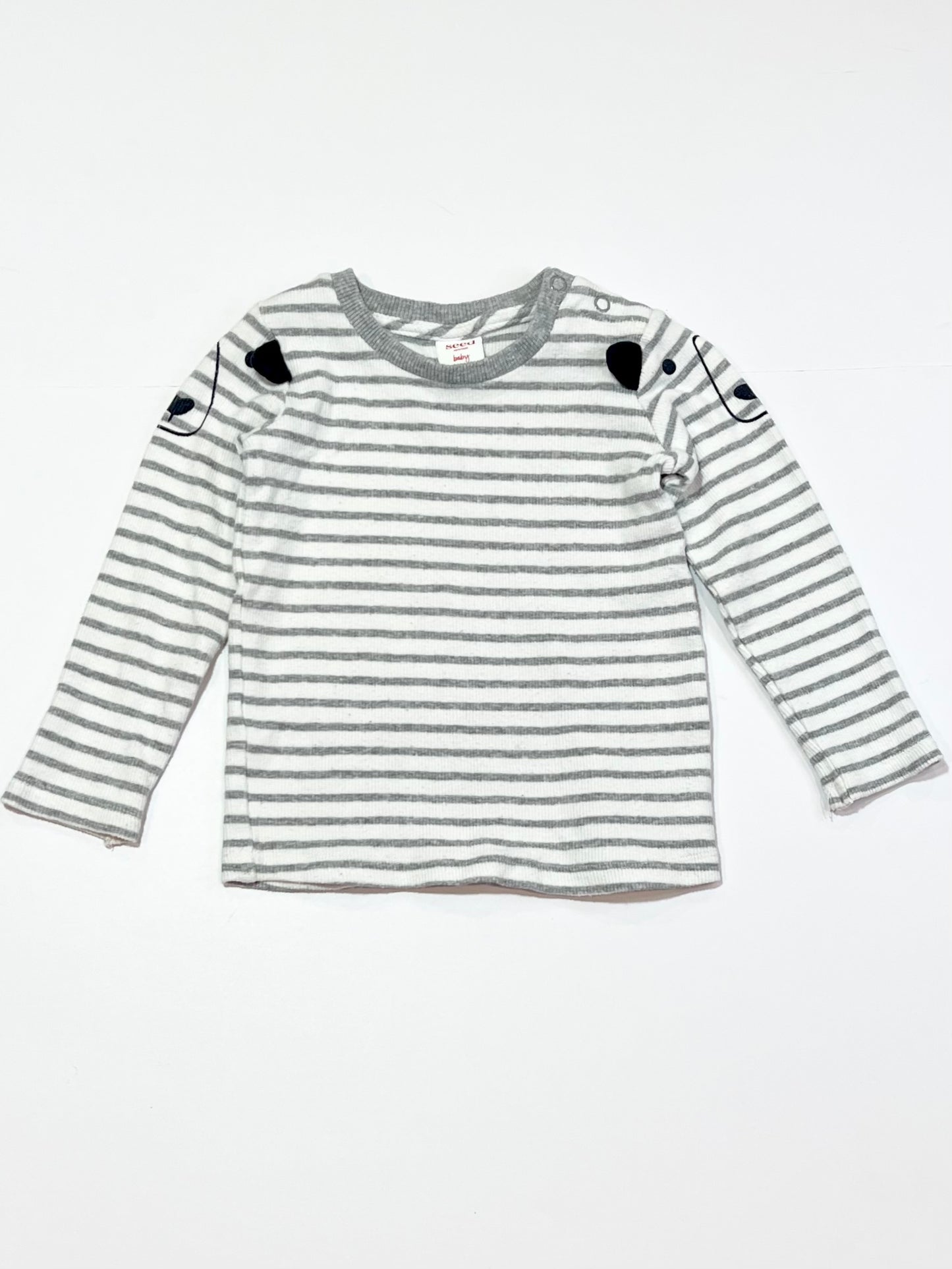 Striped ribbed top - Size 2