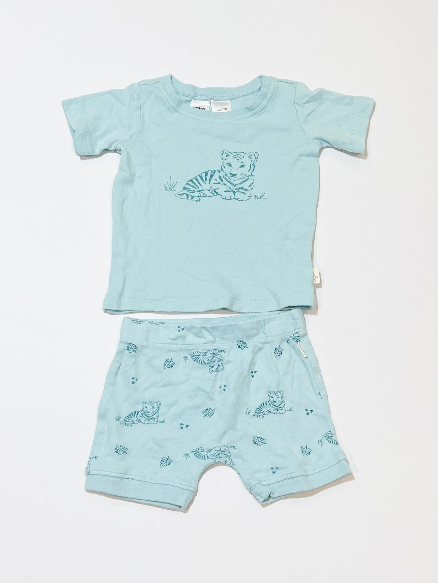 Blue tiger pyjamas - Size 1