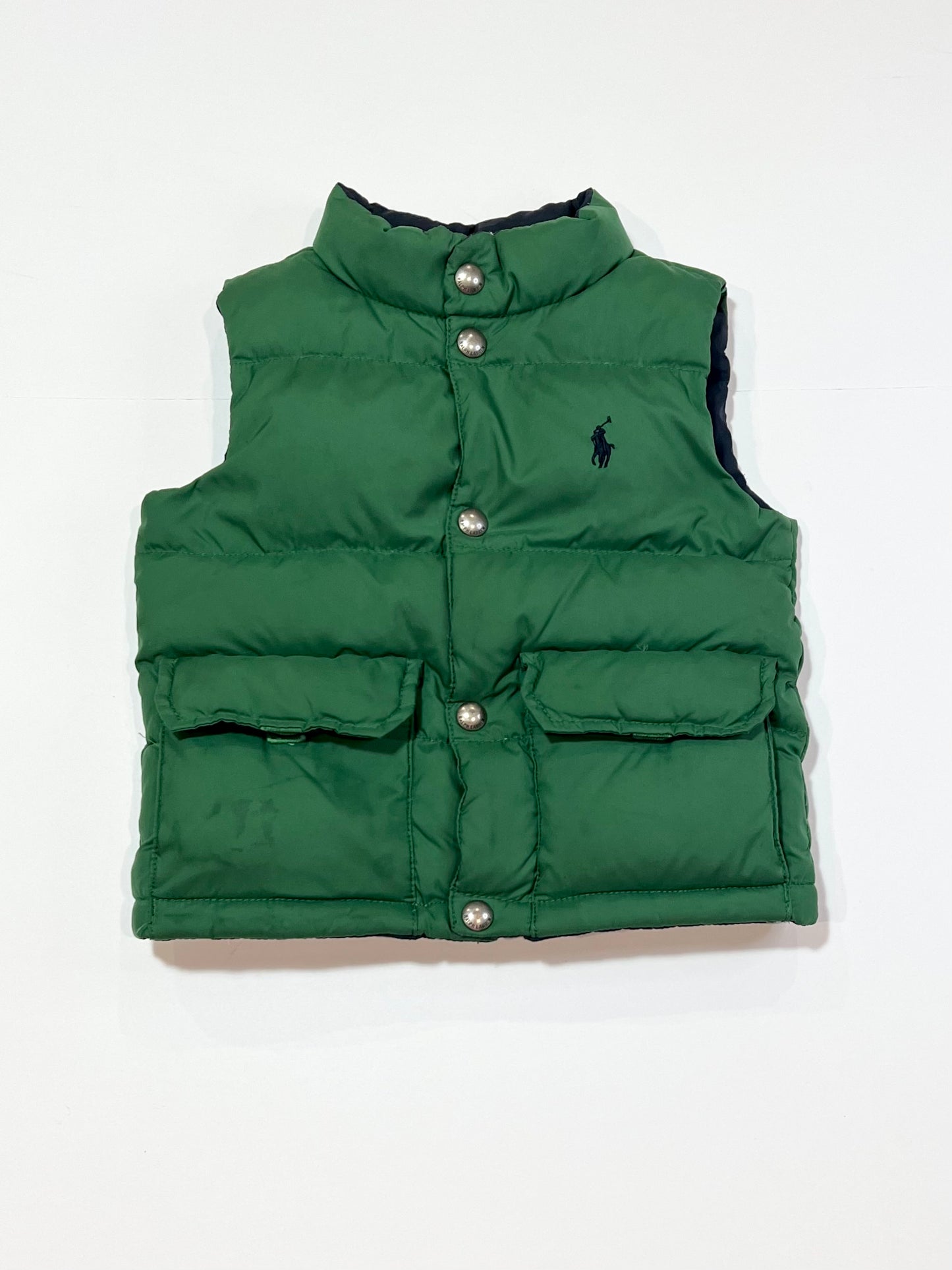 Reversible down puffer vest - Size 2