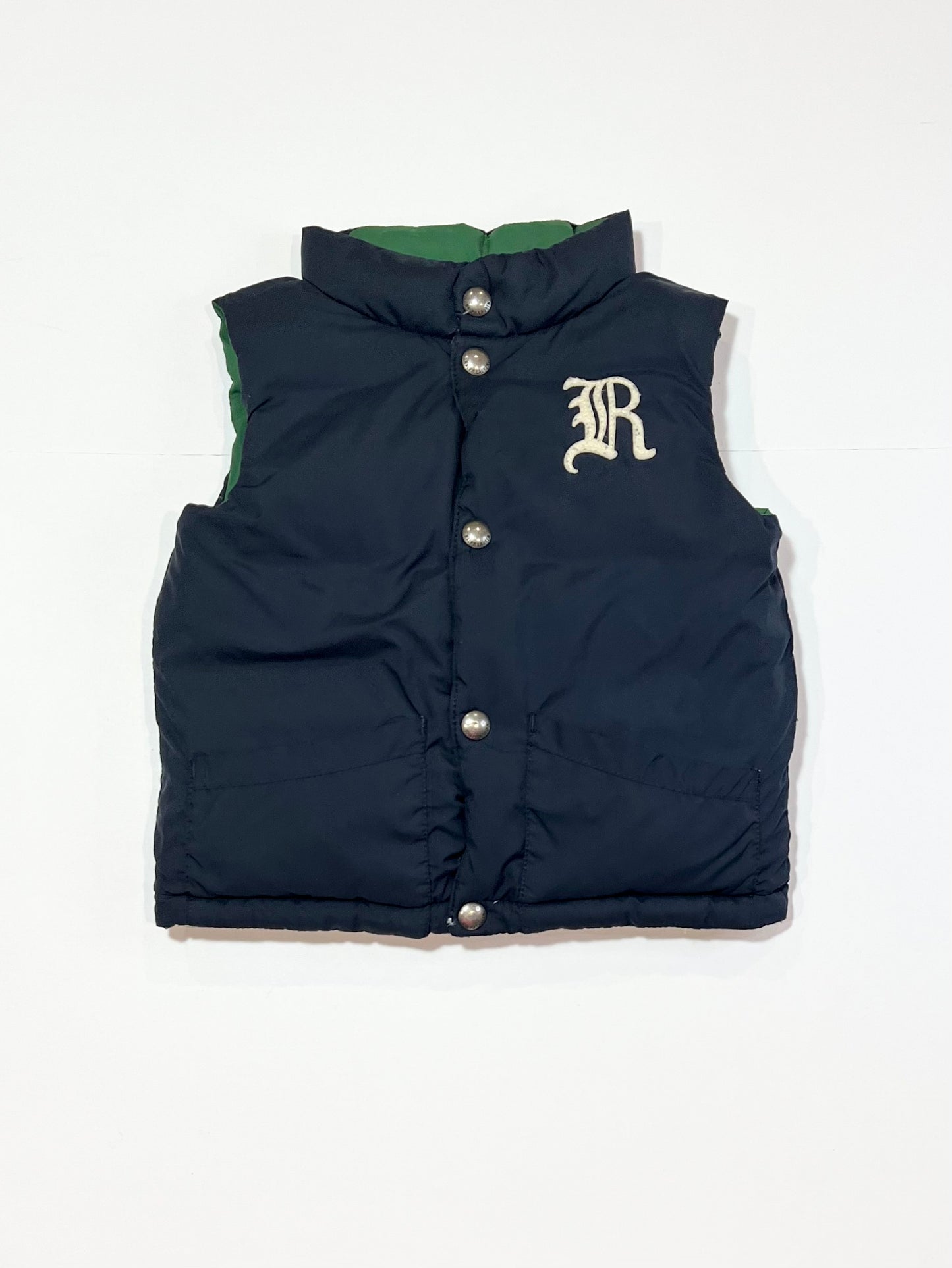 Reversible down puffer vest - Size 2