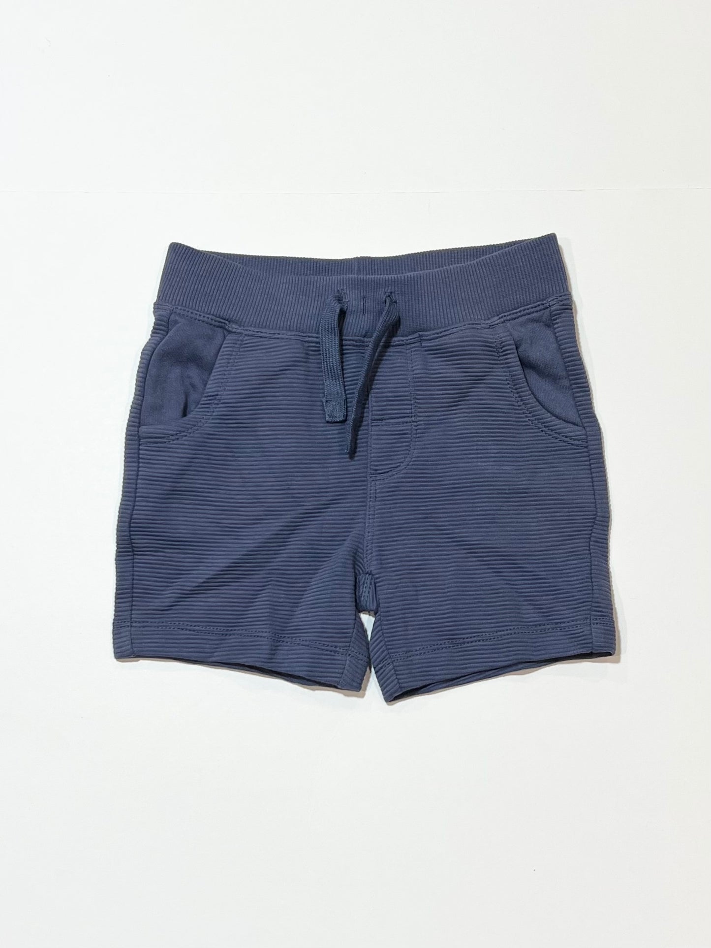 Blue ribbed shorts - Size 1