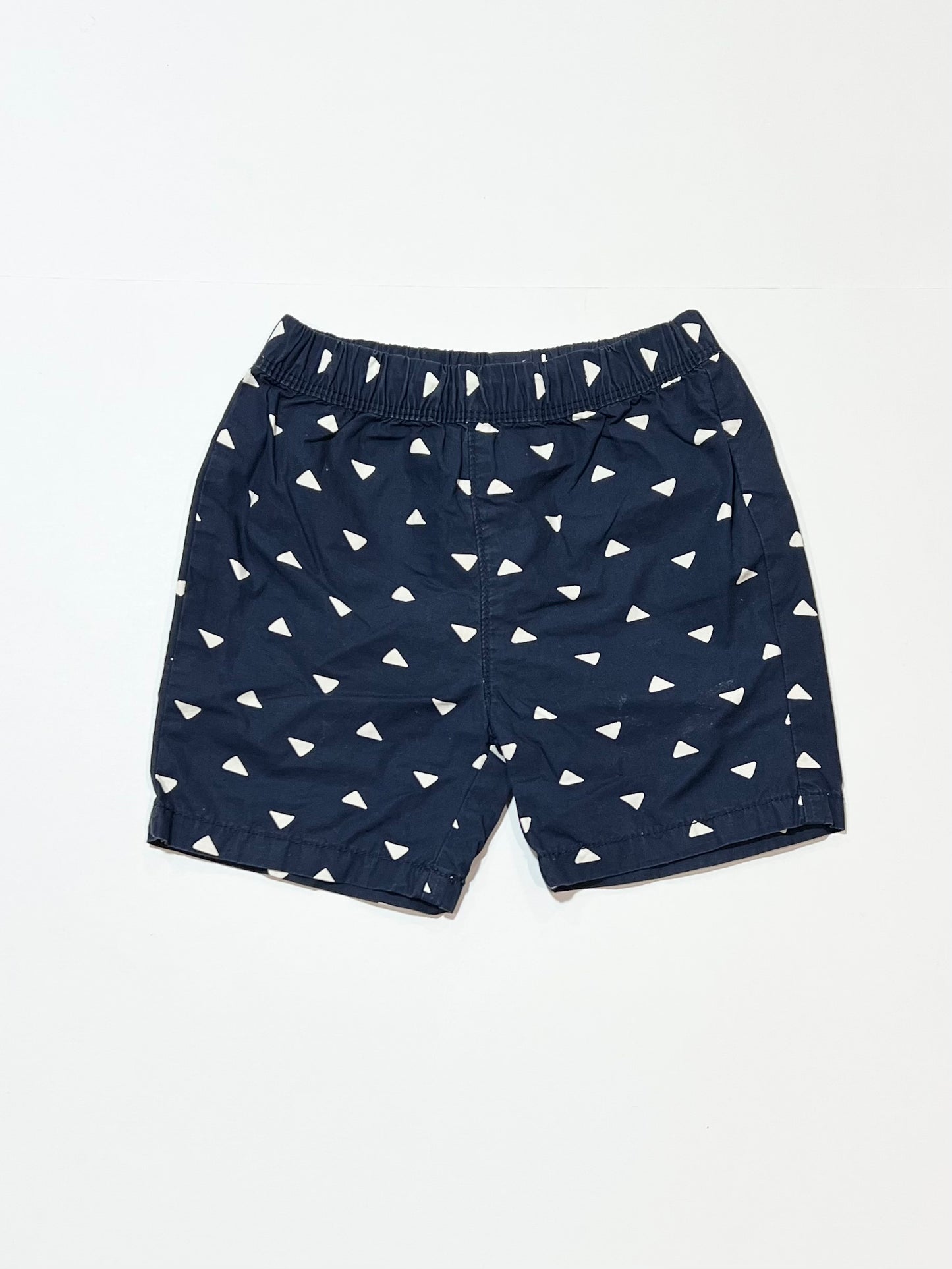 Navy triangles shorts - Size 1