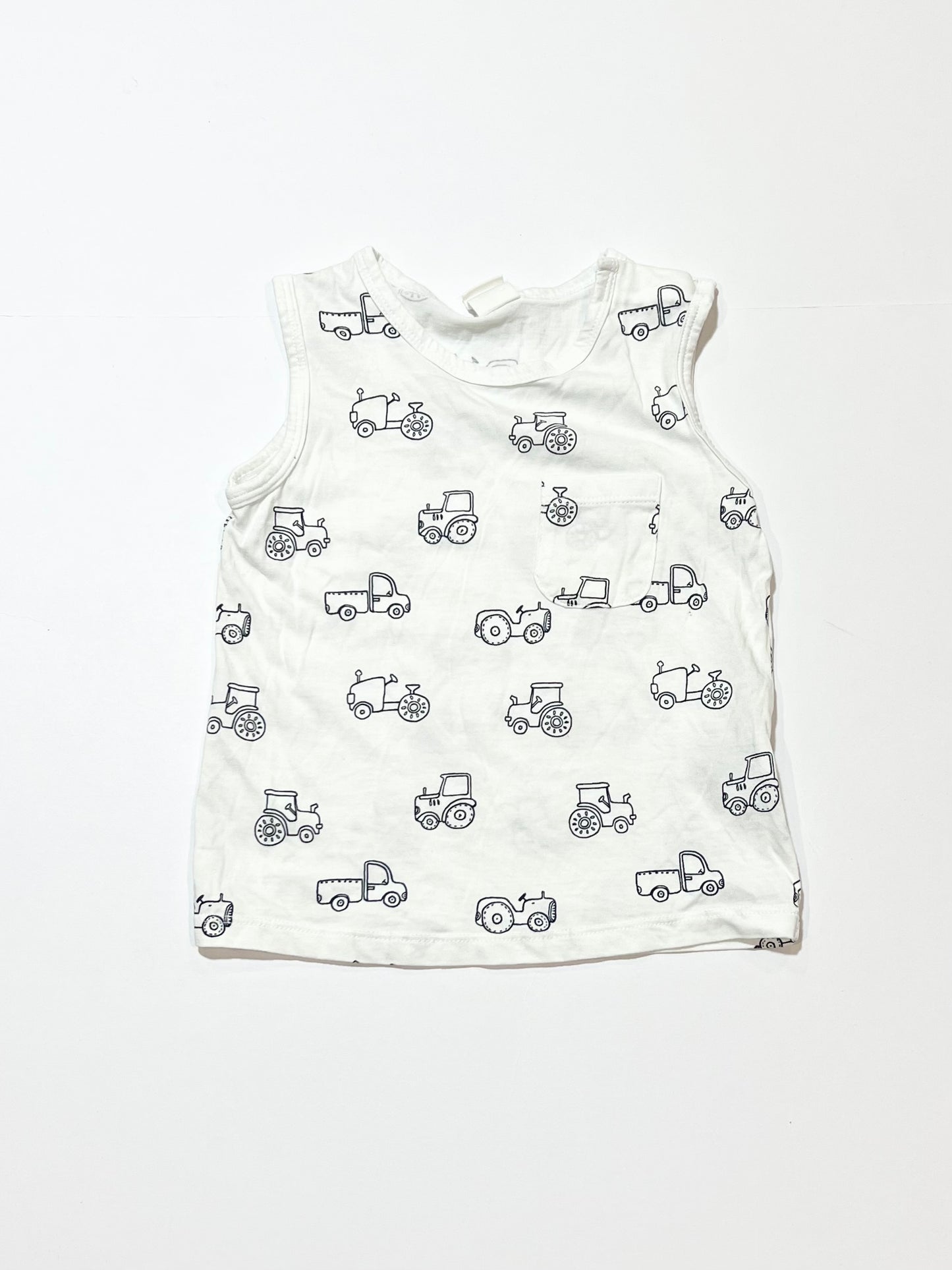 White tractor tank - Size 1