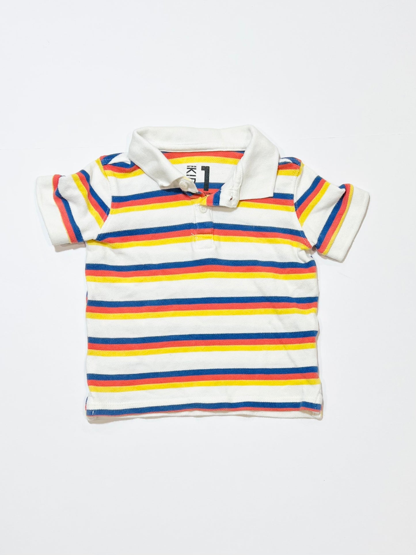 Striped polo top - Size 1