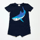 Shark romper - Size 1