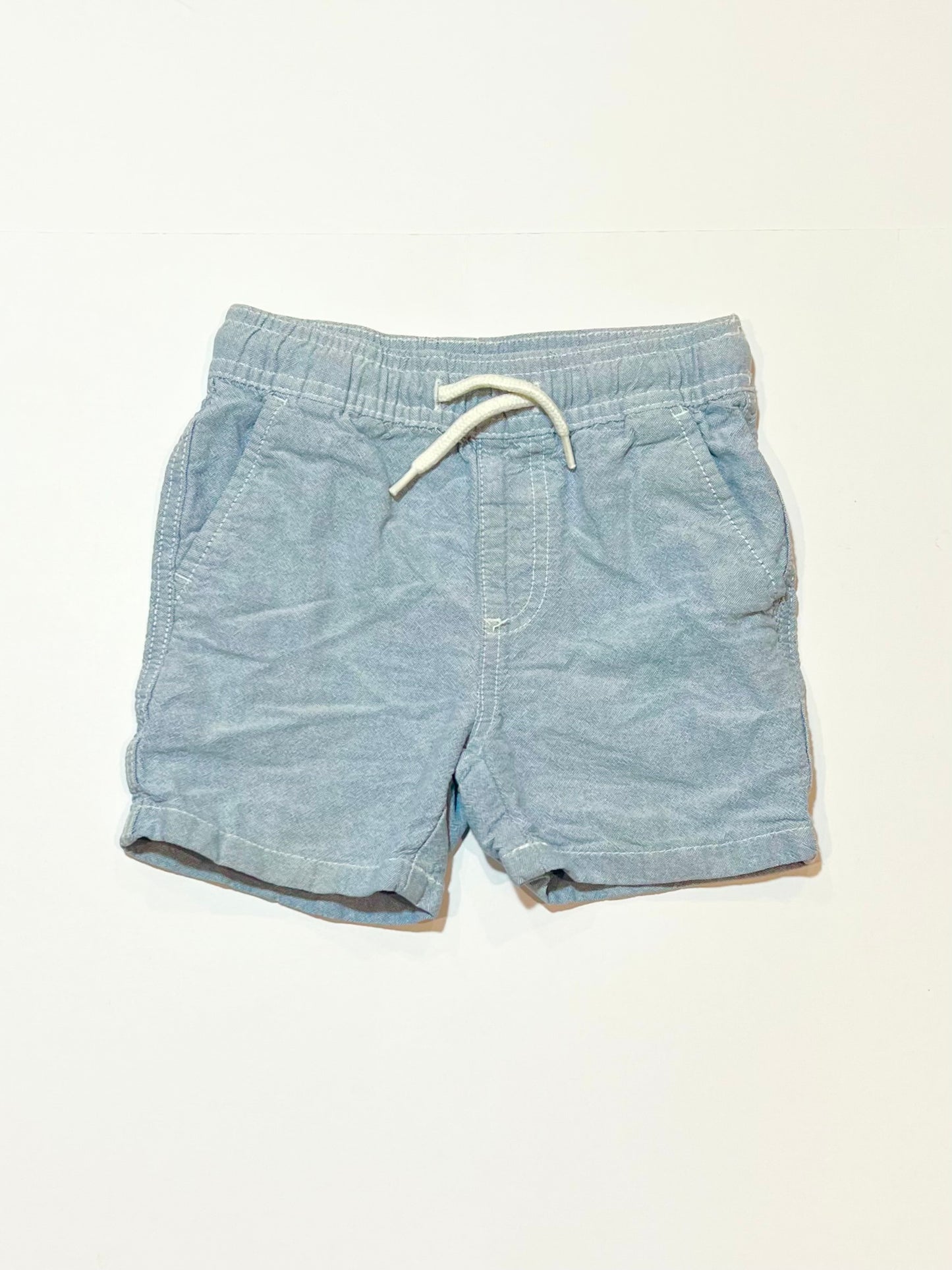 Blue woven shorts - Size 2