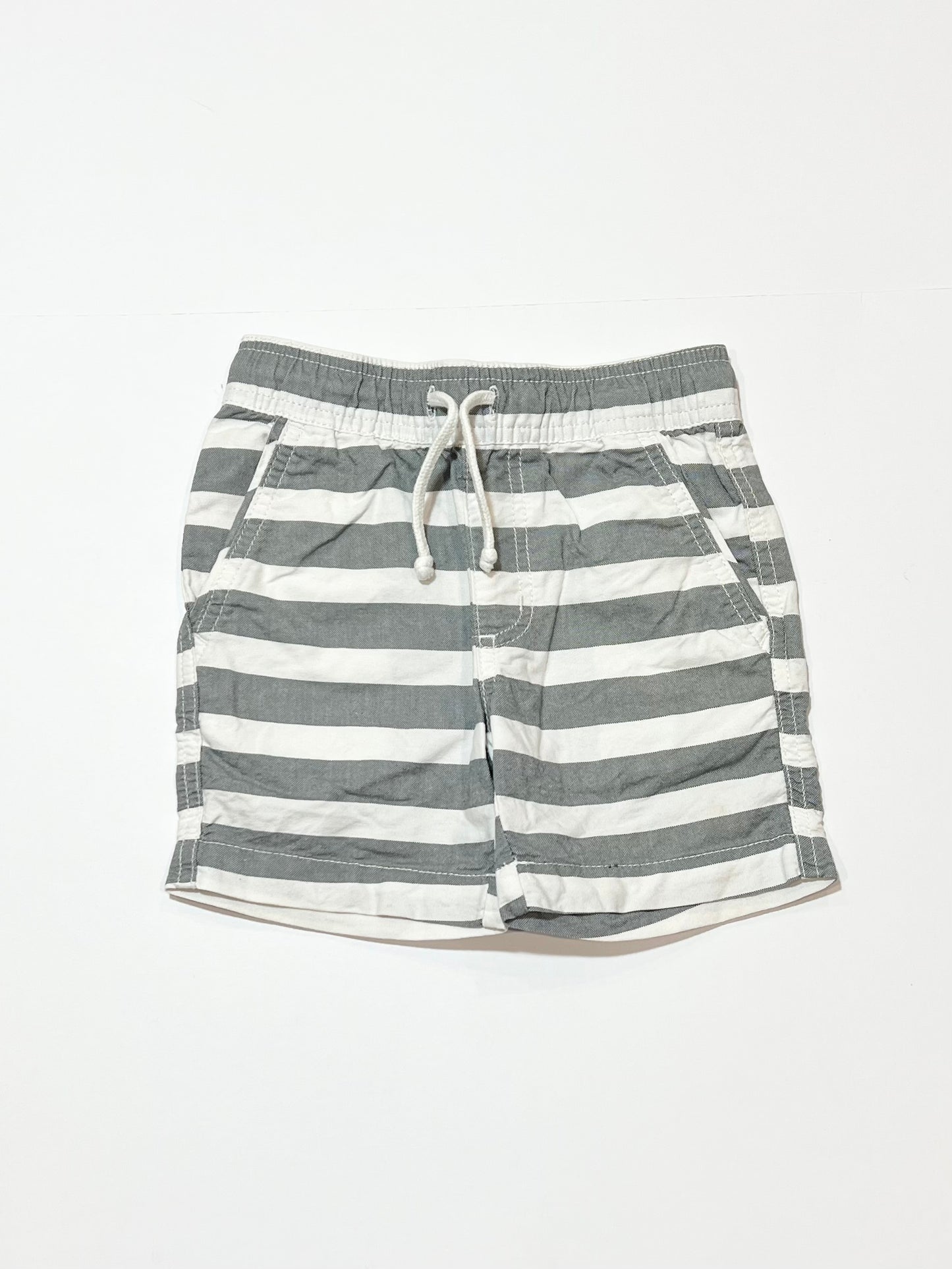 Striped woven shorts - Size 2