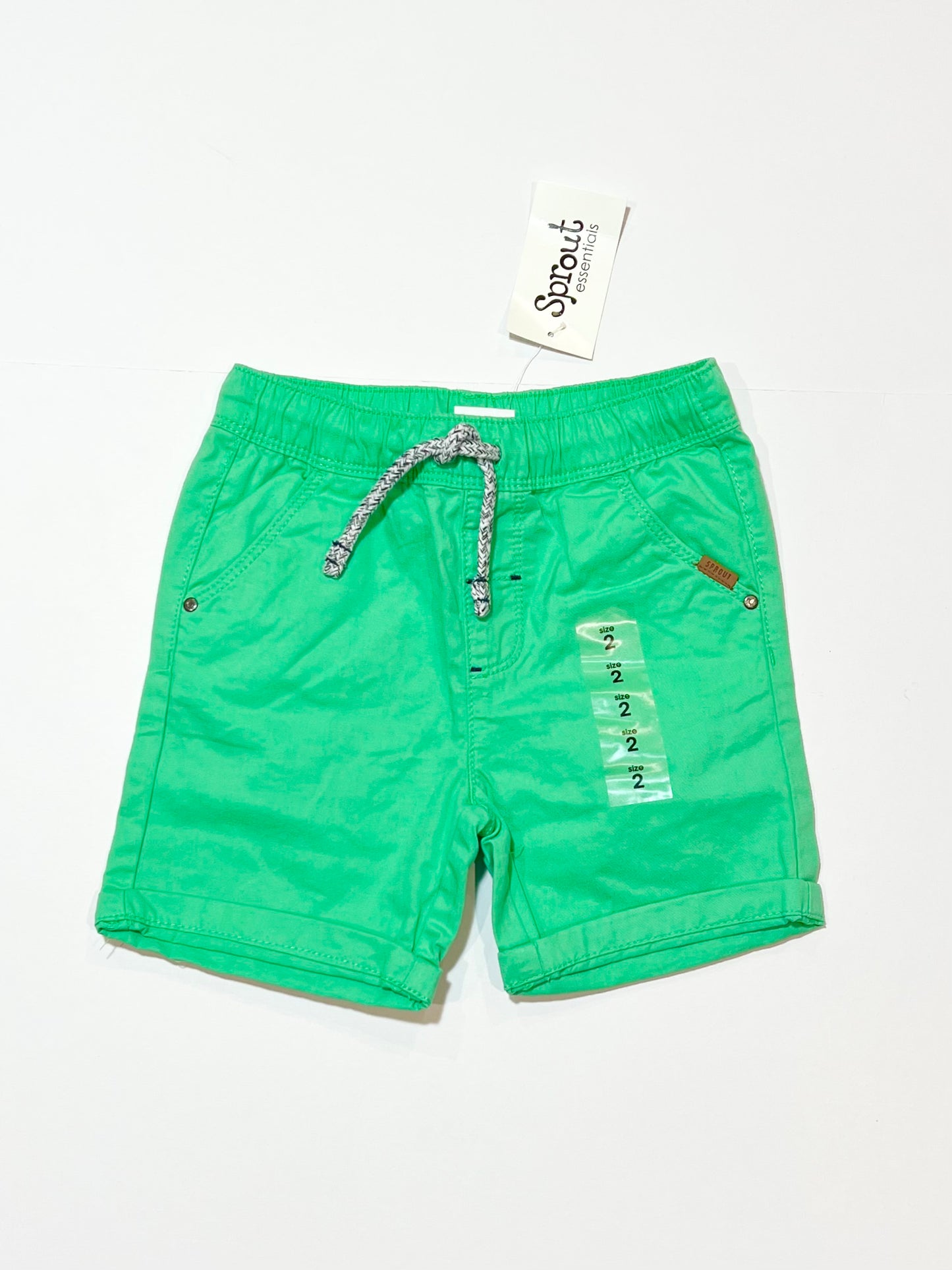 Green shorts brand new - Size 2