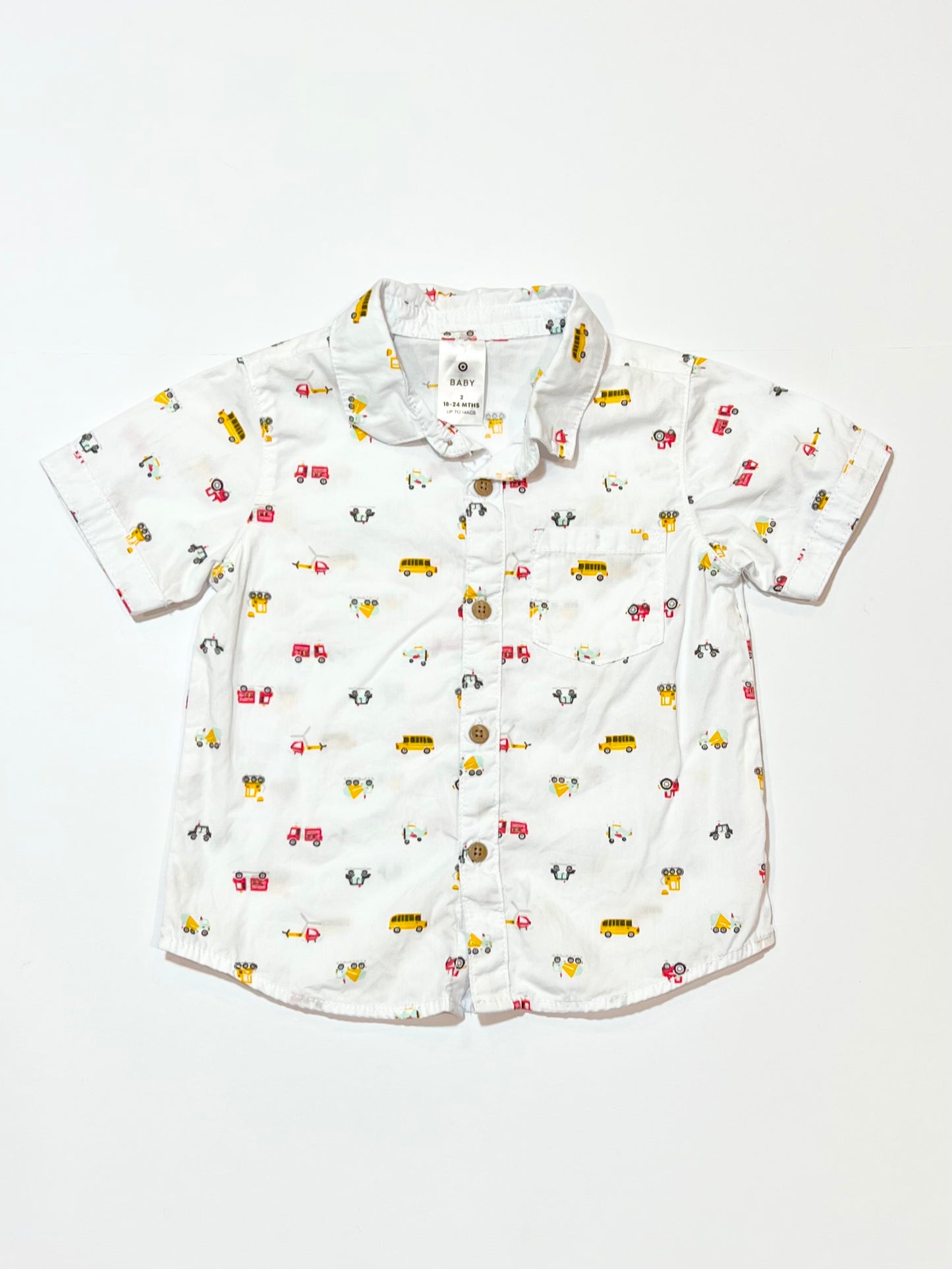 Vehicles shirt - Size 2
