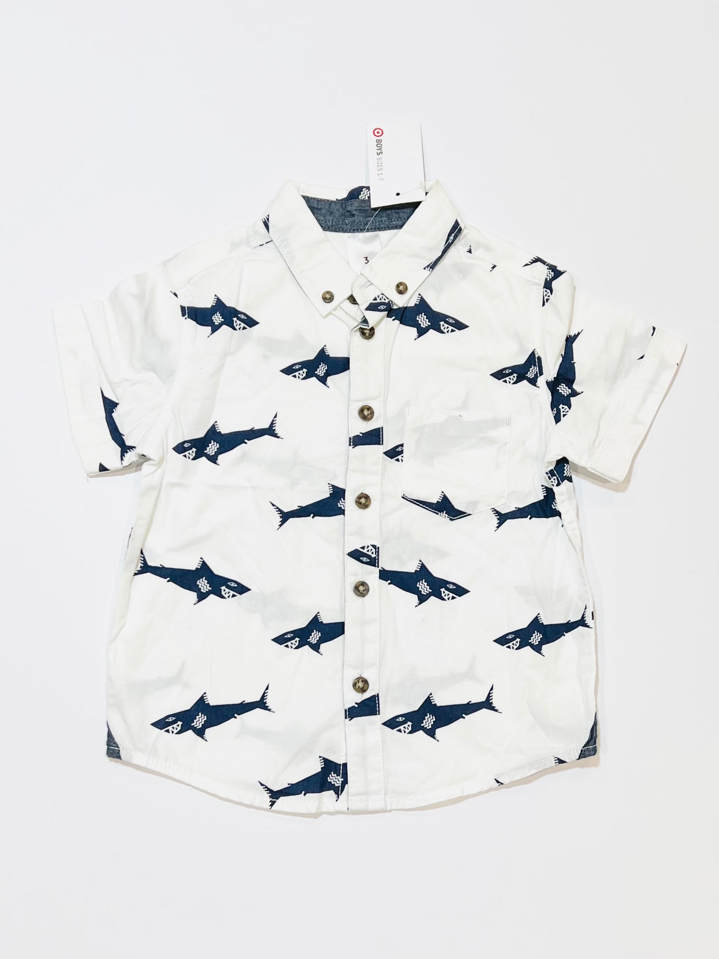 Sharks shirt brand new - Size 3