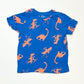 Blue dinosaurs tee - Size 3
