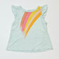Rainbow frill tank - Size 3