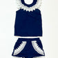 Navy seersucker set - Size 3