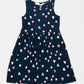 Hearts jersey dress - Size 3-4