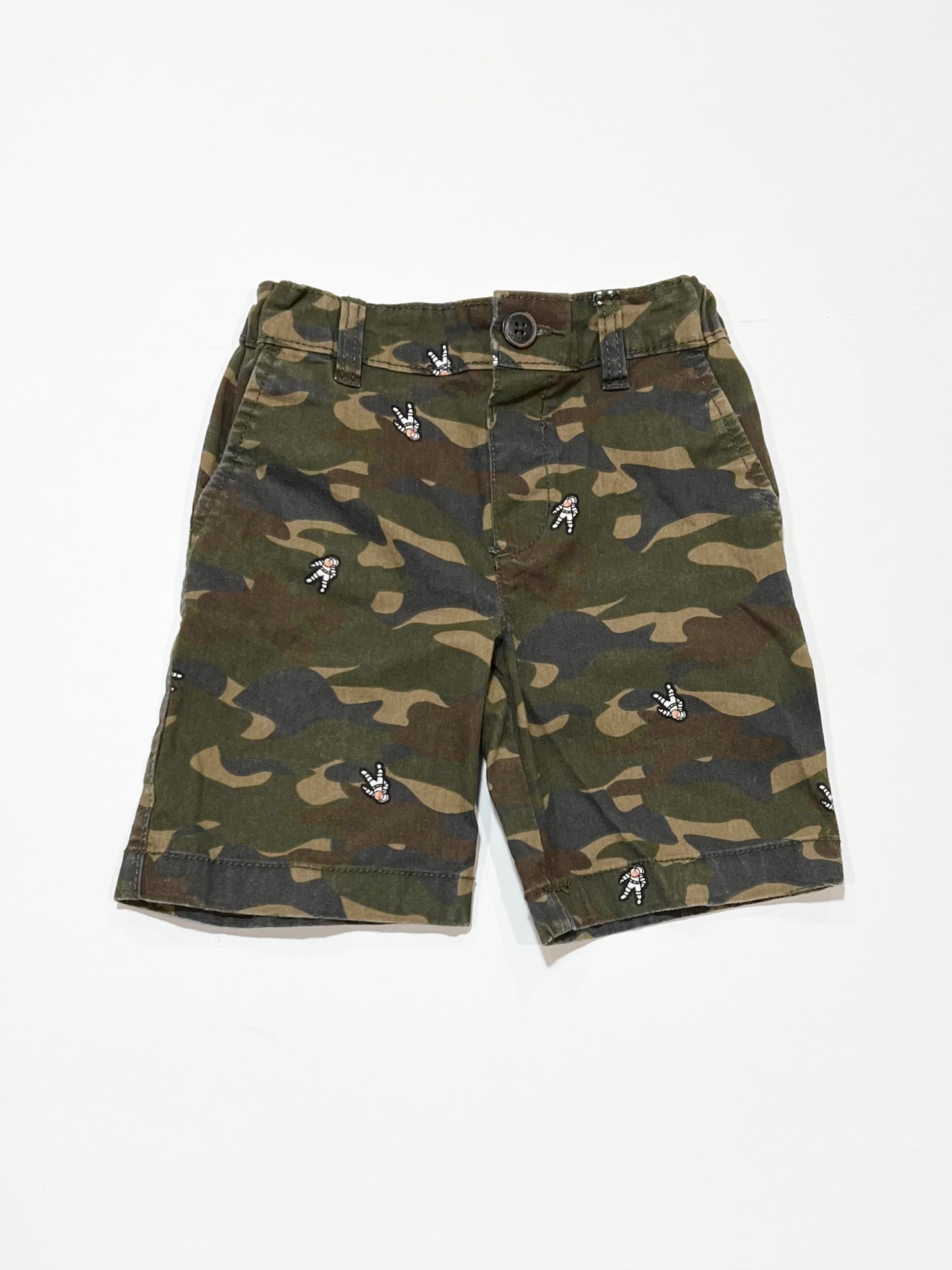 Astronaut camoflauge shorts - Size 4