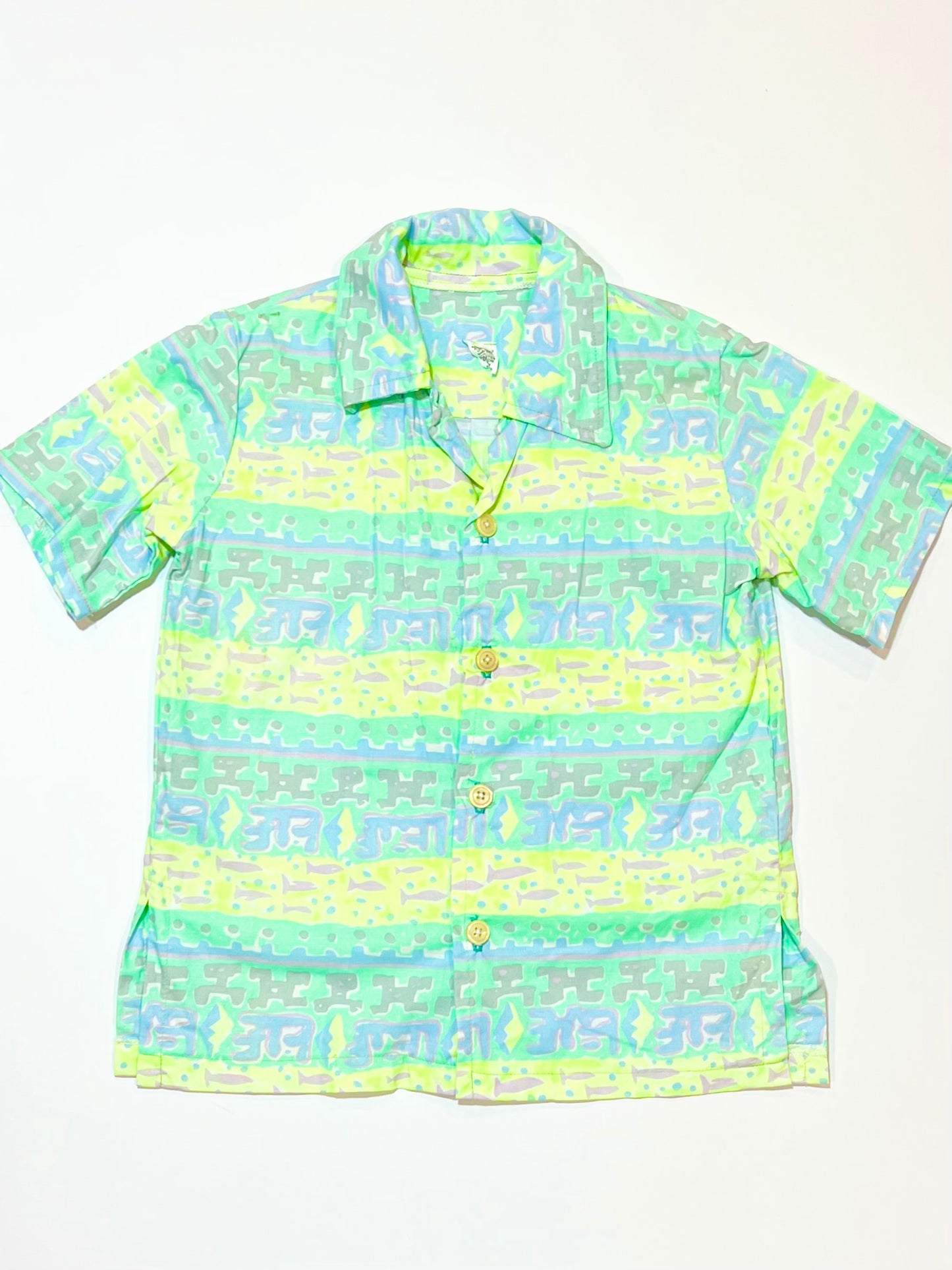 Vintage patterned shirt - Size 4