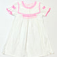 White embroidered dress - Size 4-5