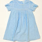 Blue embroidered dress - Size 4-5