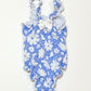 Floral one piece swim suit - Size 2-3