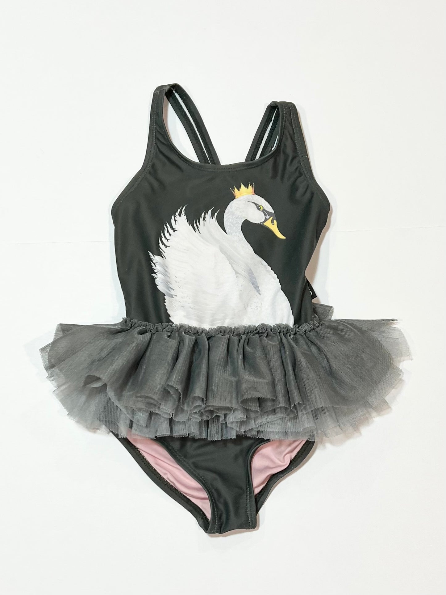 Swan tutu one piece swim suit - Size 2
