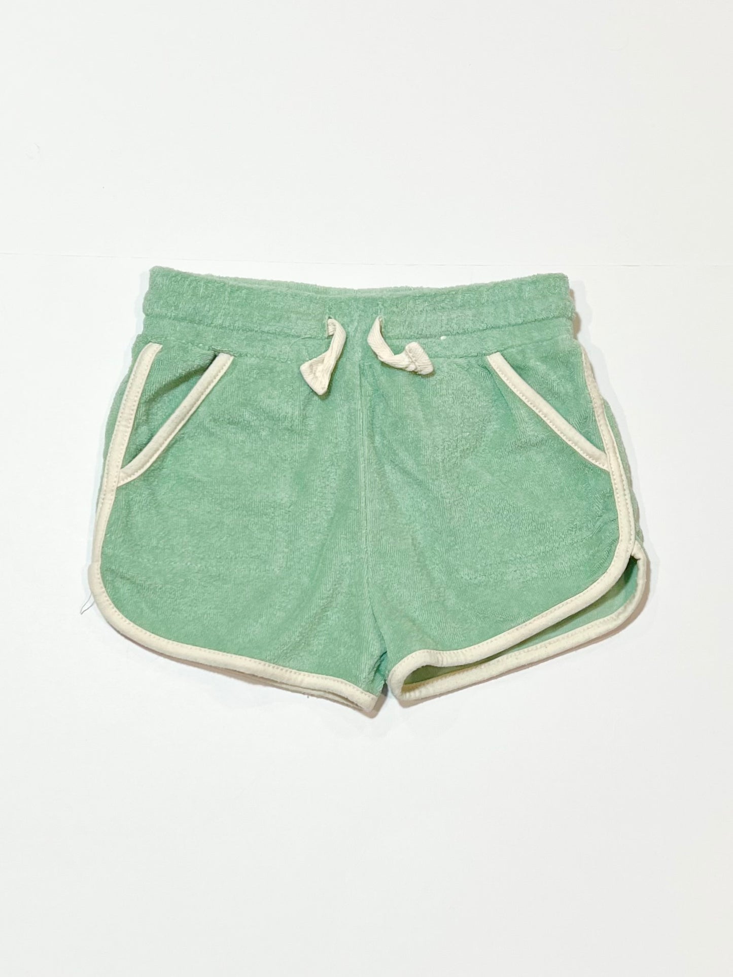 Green terry shorts - Size 2