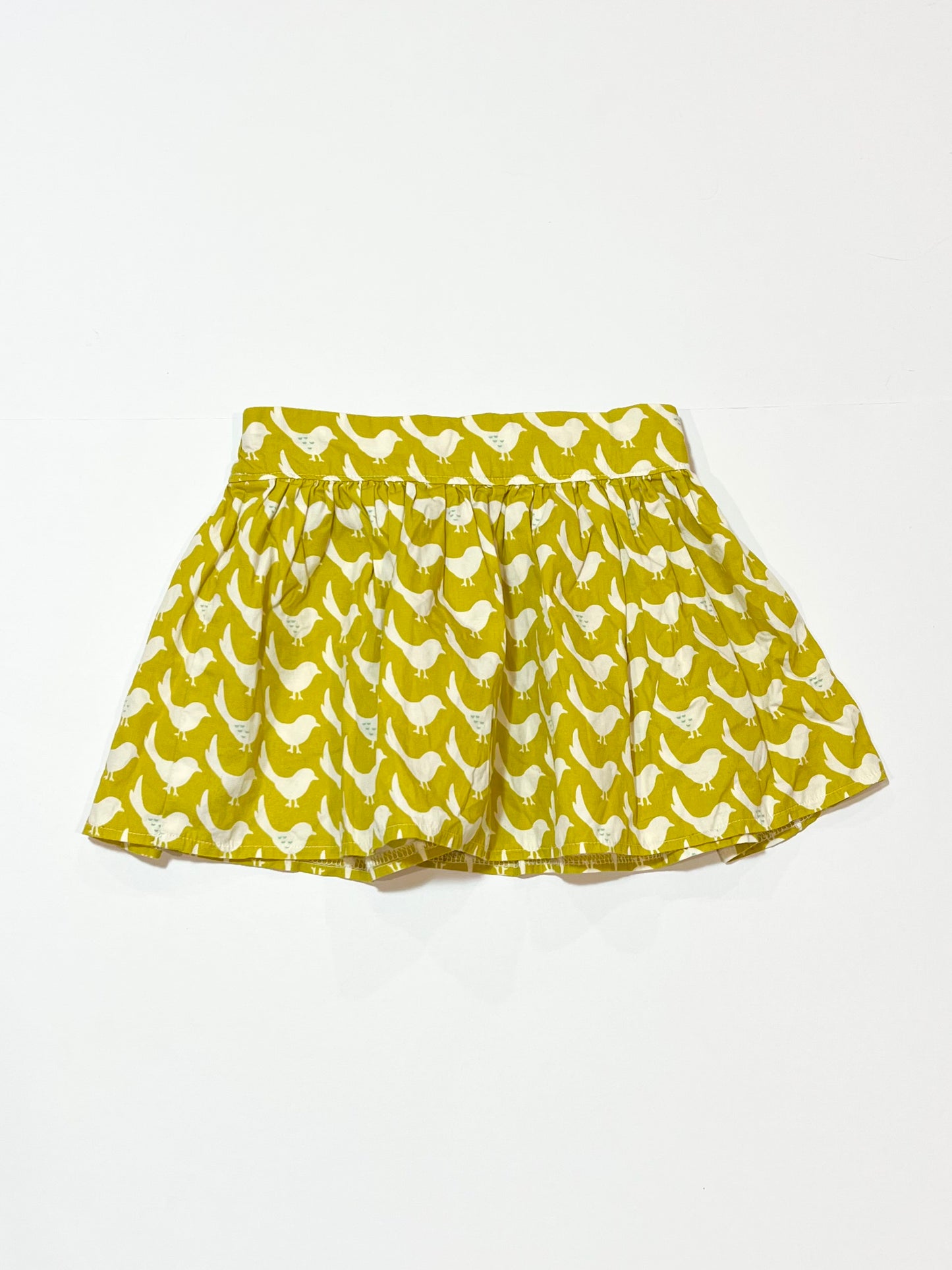 Green birds skirt - Size 2