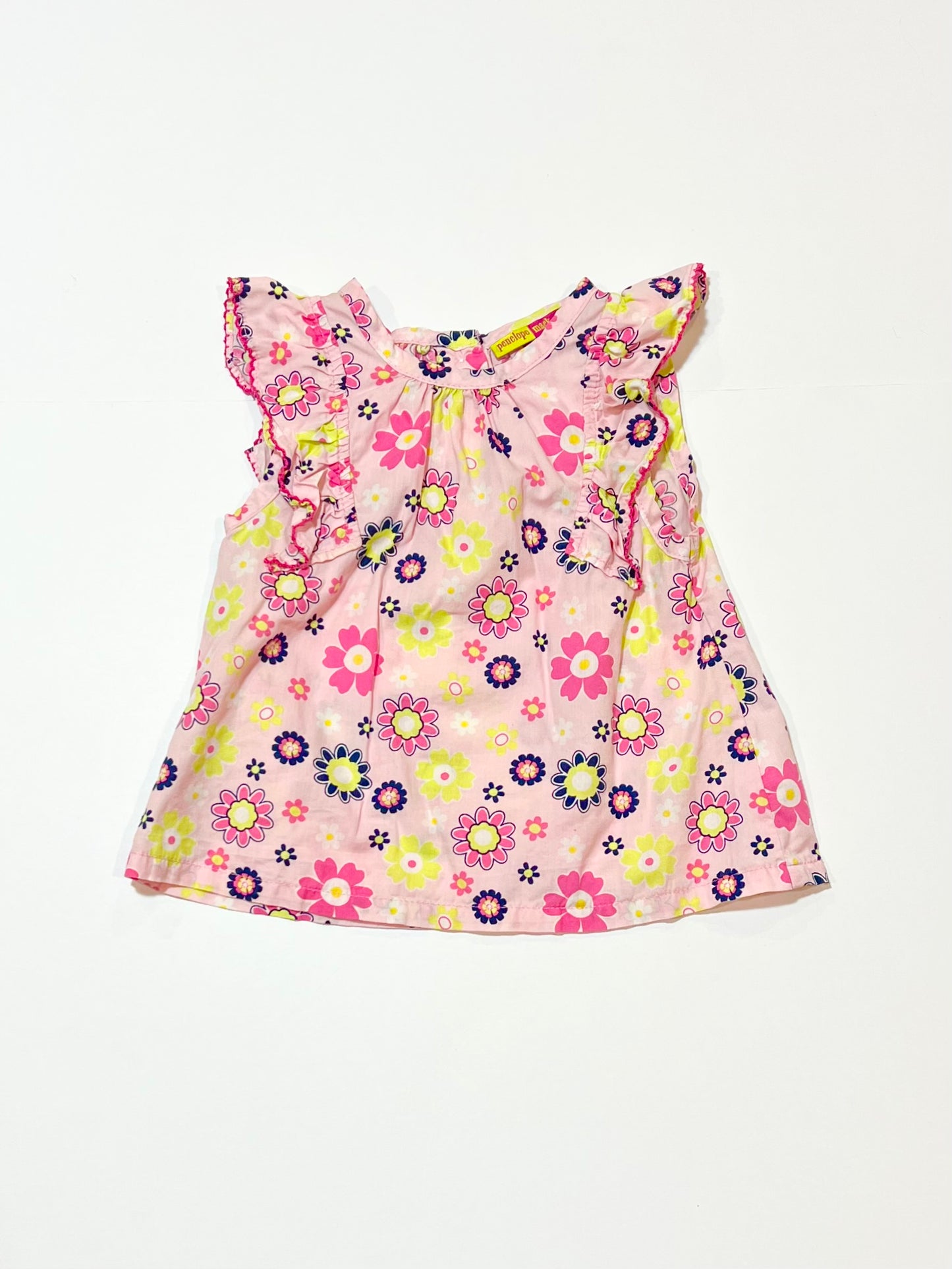 Floral ruffle top - Size 2