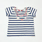 Striped necklace tee - Size 2