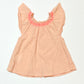 Pink smocked top - Size 2